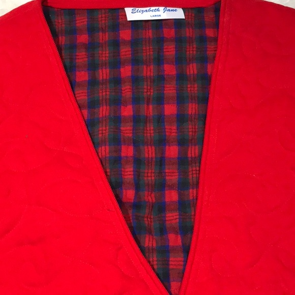 NWOT Elizabeth Jane corduroy textured vest 100% cotton - Picture 8 of 10